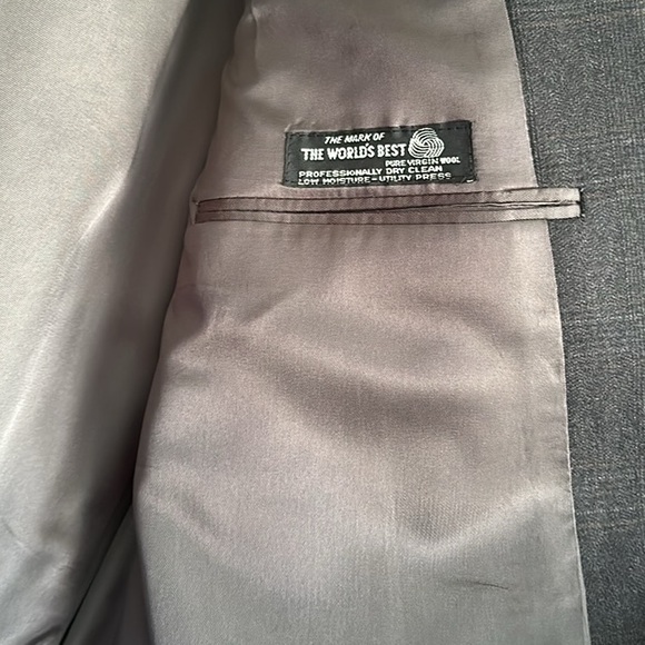 Christian Dior plaid blazer / jacket two button luxury with flaws 50” chest - Picture 6 of 8